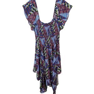 Shore Drive Multiprint Dress - Size OS Plus (NWT)